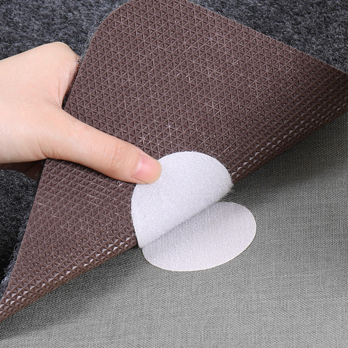 5 pairs of non-marking double-sided adhesive Velcro fasteners for sofas, sheets, carpets and tablecloths, anti-running and anti-slip fasteners