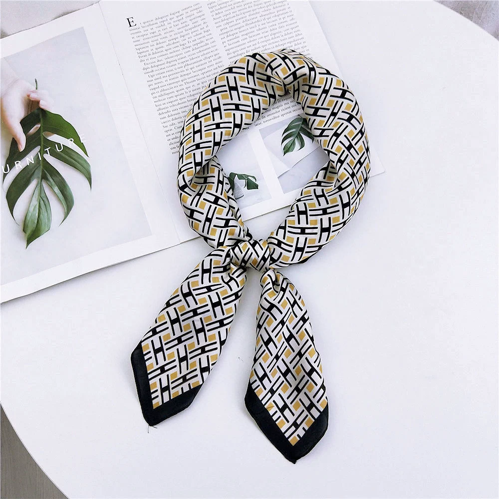 Universal demi-season scarf, thin neckerchief