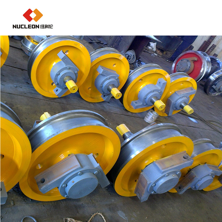 行车车轮 起重机车轮主动轮从动轮  纽科伦起重机400车轮
