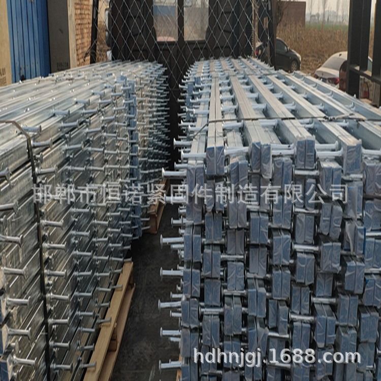 50*25哈芬槽 50*25玻璃幕墙槽式埋件 恒诺燕尾预埋槽道厂家制造