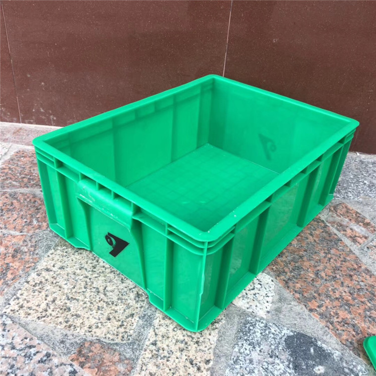 6号箱 540周转箱惠州塑胶箱540*420*240红黄绿蓝塑料周转物流箱