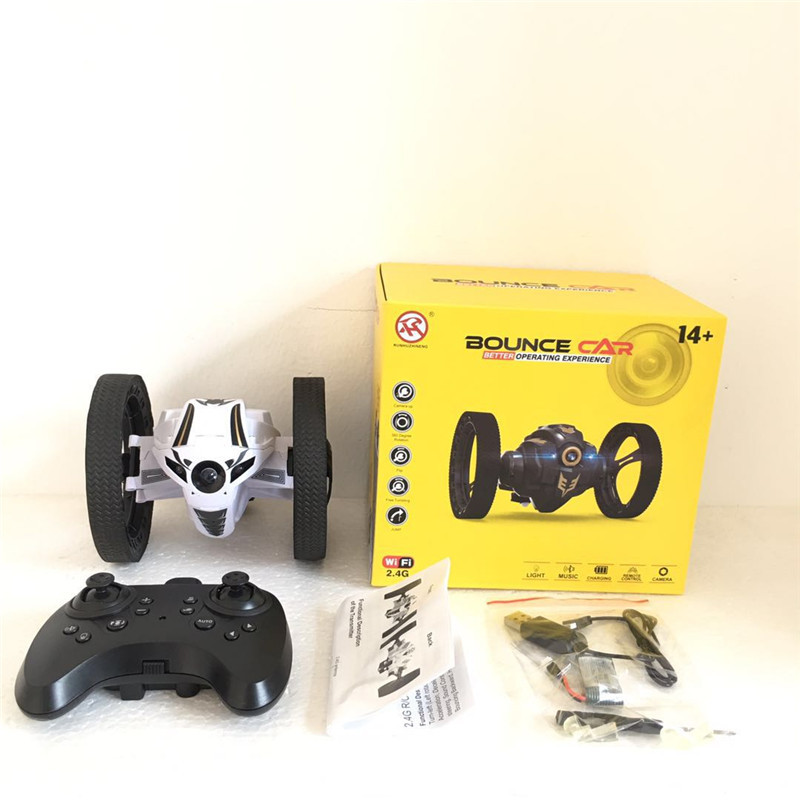 跨境新品2.4G遥控弹跳车rh803儿童电动遥控车模型玩具汽车可充电|ms