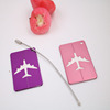 Metal luggage tag, luggage bag, suitcase, airplane, aluminum alloy, custom made