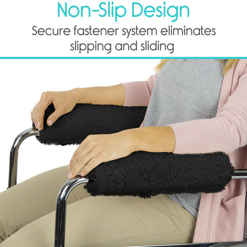 Wheelchair Armrest Cover Memory Foam Padded Office Chair Armrest Pad