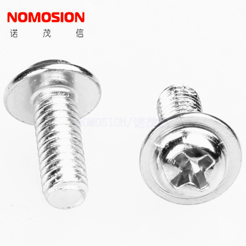 PWM4*4/5/6/8/10/12圆盘头十字带介垫机械牙螺丝