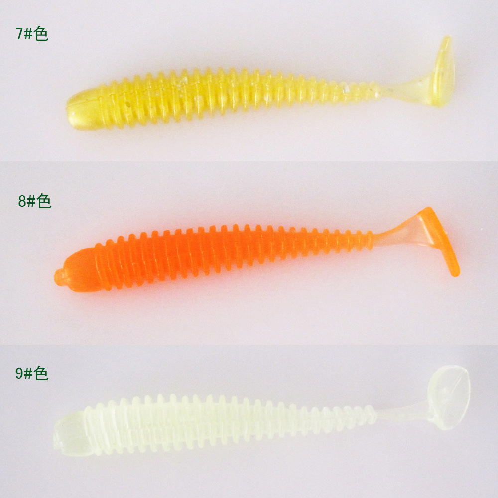 Paddle Tail fishing lures soft plastic baits bass trout Fresh Water Fishing Lure