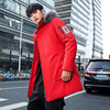 Down Male 2019 winter new pattern Youth Down Jackets Mid length version Hair collar keep warm Same item coat