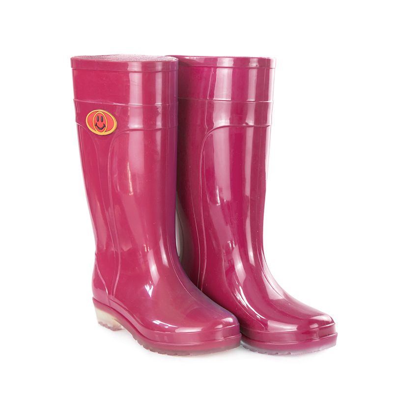 女式雨鞋水晶高筒雨鞋加棉加绒水鞋防滑耐磨大量批发量大价优