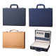 Room Delivery Box Room Delivery Box Toolbox PU Leather Key Case Portable Gift Guarantee Box Real Estate Delivery Script Box