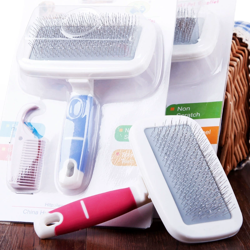 Pet Beauty Dog Расческа массажная Расческа с защитной головкой игла из нержавеющей стали расческа для волос Большая Собака Кошка Собака расческа для волос