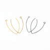 304/316 Stainless steel gold V -shaped ear hook geometric round line V -shaped ear hook jewelry DIY jewelry accessories