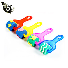Multiple EVA Foam Roller Brushes, Children's Doodle DIY Finger Painting Colorful Drawing Tools EVA Painting Wheels