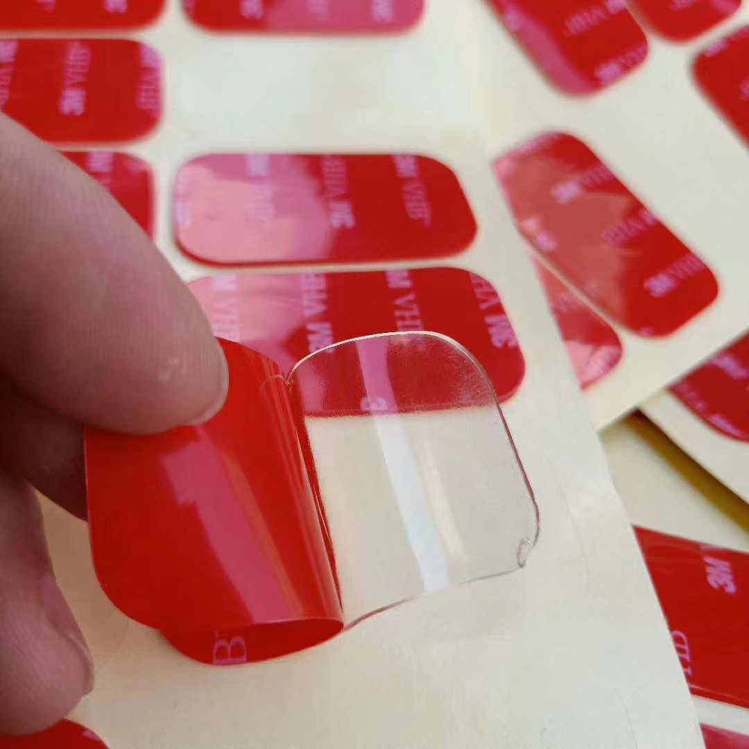 亚克力双面胶背胶五金塑胶透明胶贴强粘无痕双面胶车载公仔双面胶