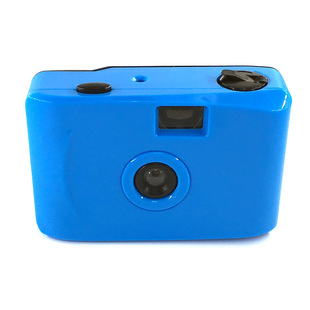 Manufacturer Supplies Retro Film Cameras, Disposable Children's Gift Cameras, Manual Mechanical Cameras, Blue