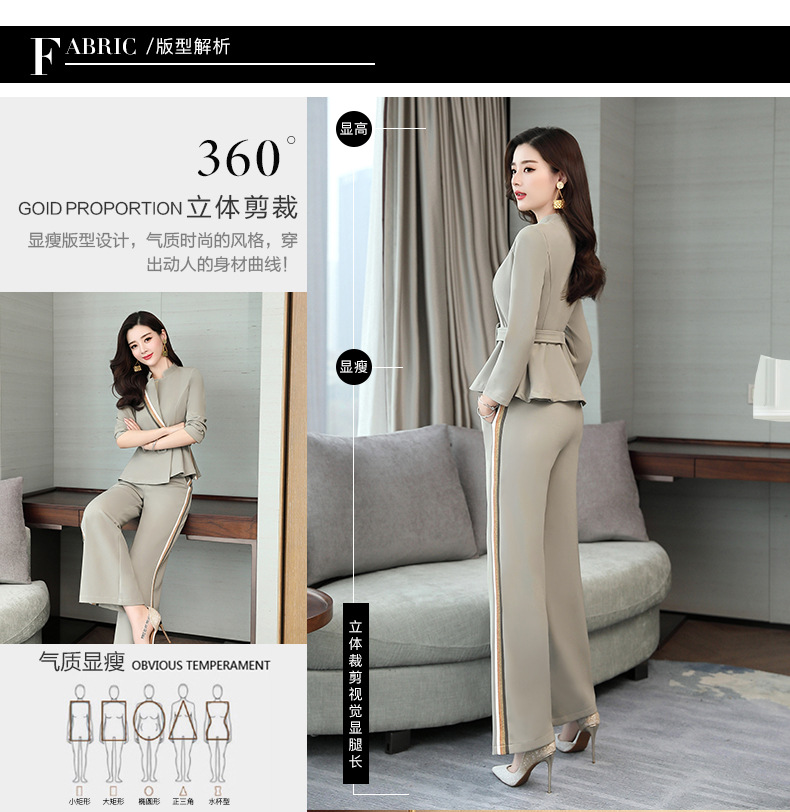 Costume femme en Mélange de coton - Ref 3334856 Image 8