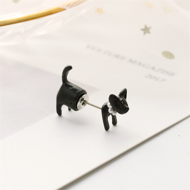 Simple Style Animal Plating Alloy Artificial Gemstones Earrings Ear Studs display picture 2