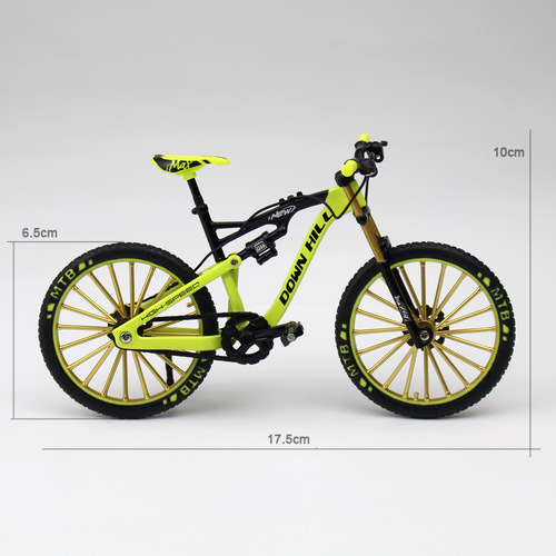 Cross-border foreign trade 1:10 upgraded version of new downhill mountain off-road bicycle model metal collection gift ornaments