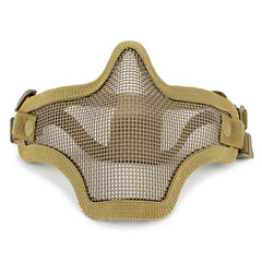Cross-border Amazon V1 Solid Color Wire Mask Double Strap Version Half Face Protection CS Field Camouflage Training Mask
