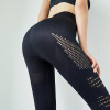 Europe and America ins ventilation Quick drying Hollow Fitness pants Paige Peach rump Tight fitting Elastic force Hip Yoga Pants summer