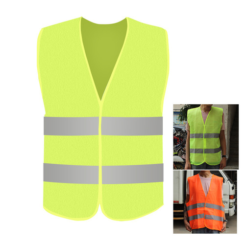 Car reflective clothing, traffic safety and sanitation reflective clothing + PVC60G car emergency reflective vest, car vest