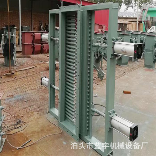 气动棒条阀气动翻板卸灰阀锁风重锤翻版卸料器600型三通卸灰阀厂