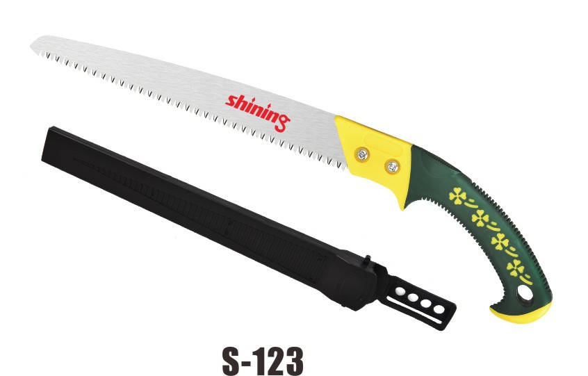 270mm园林手锯 日本户外塑柄园林手锯 便携磨齿腰锯厂家直销