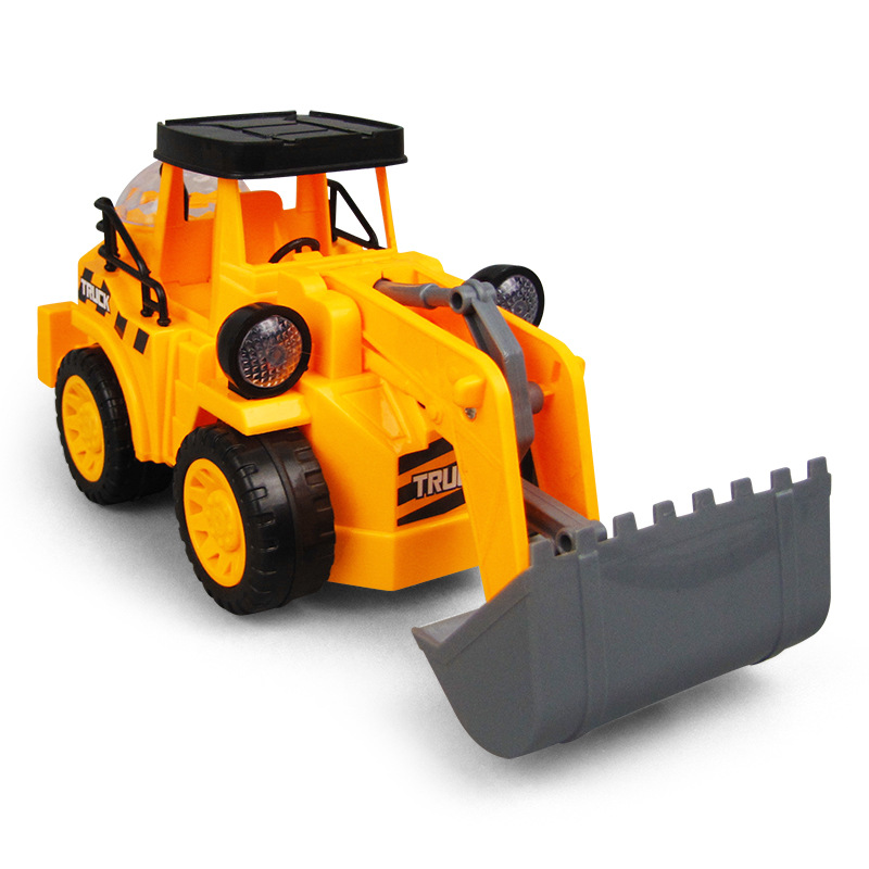 Universal DE LOS NIÑOS vehículo Ingeniería eléctrica excavadora bulldozer luz música modelo juguete
