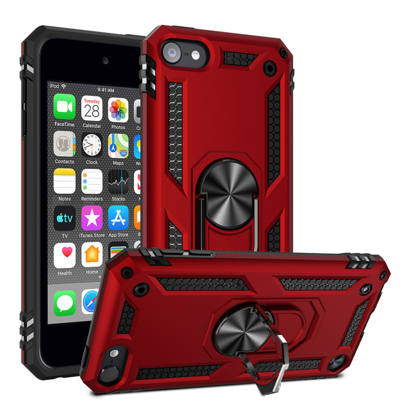 Yi Xiaomei Touch 5 Sergeant drop-resistant bracket armor recommend ring CD pattern car two-in-one phone case