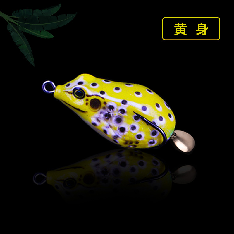 Floating Frogs Lures Soft Plastic Frog Baits Fresh Water Bass Swimbait Tackle Gear