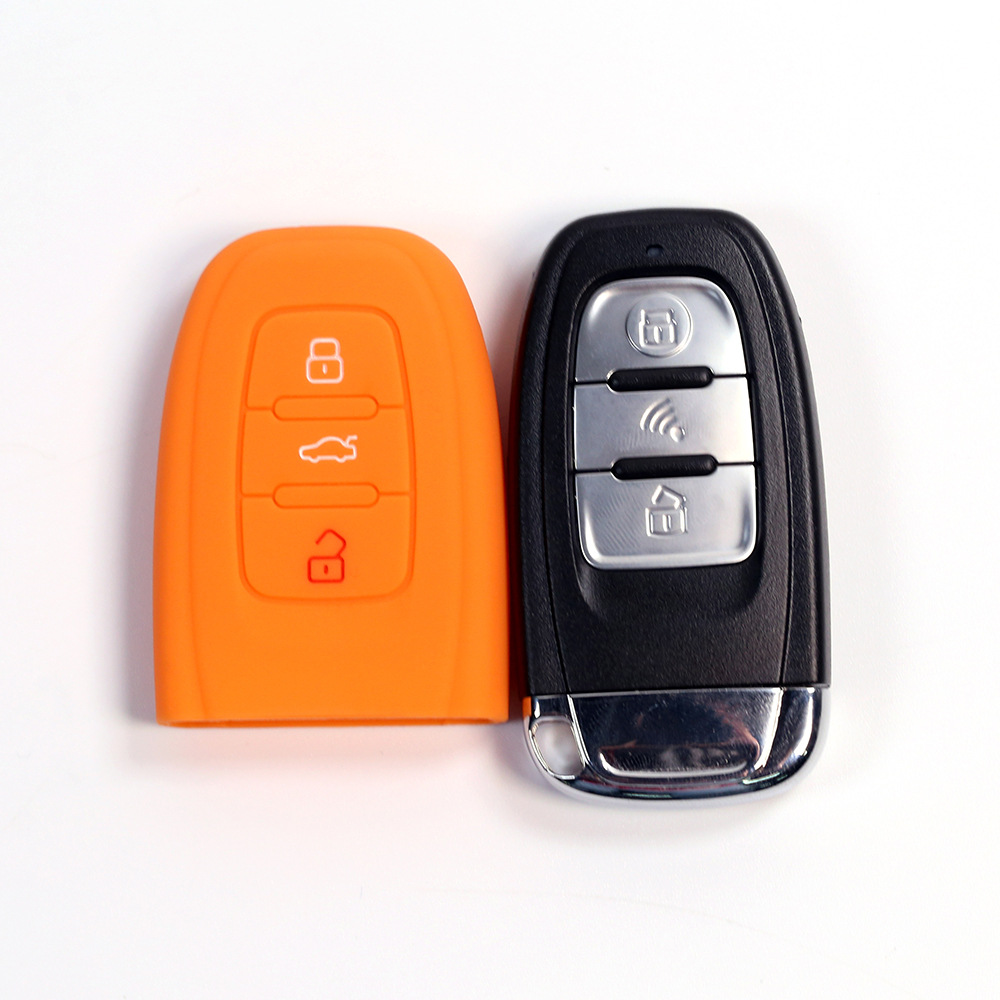 For Audi A6L RS6 RS7 silicone key case R8 S8 key case RS5S4 remote control case Silica ge