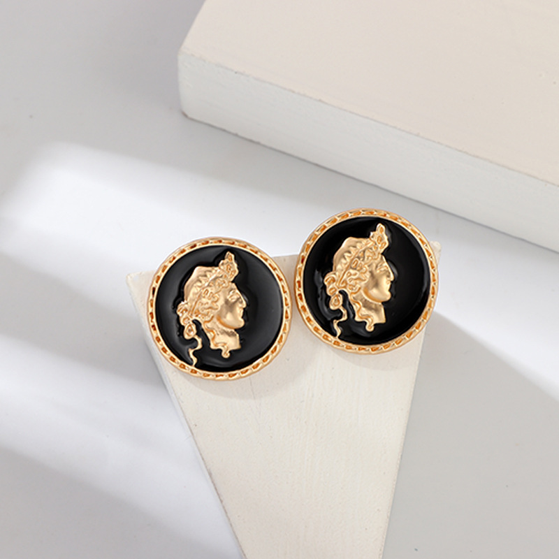 New Earrings, Human Button, Earrings, Portrait Earrings display picture 4