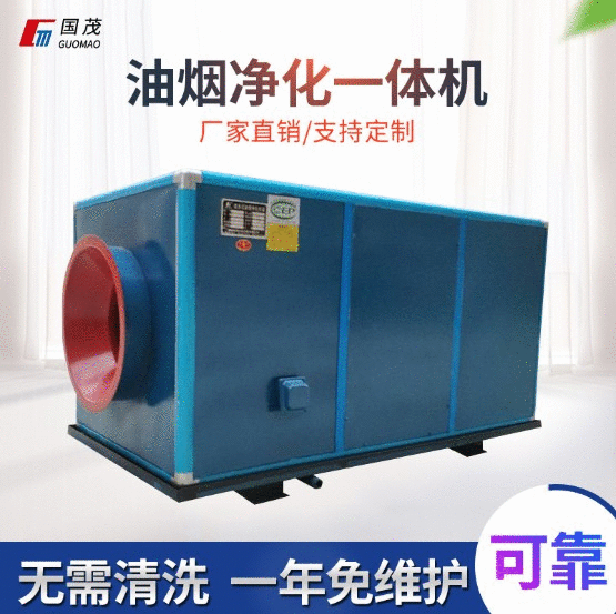 厂家直销 组合式油烟净化机组 餐饮酒店厨房油烟净化器 无需清洗