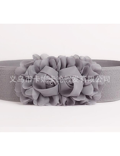 Cinturón tallado de moda hermoso estilo retro cinturón de cuero exterior