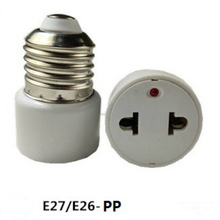 供应新款E27/B22转插座灯头转换器老化灯座认证产品厂家直销