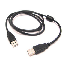批發1.5米雙頭USB公對公移動硬盤盒對拷線2.0數據線 散熱器連接線