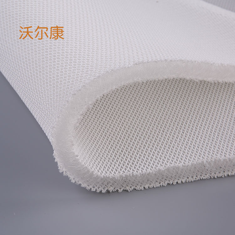 沃尔康厂家3D网眼布批发 加厚三明治网布 3d床垫材料