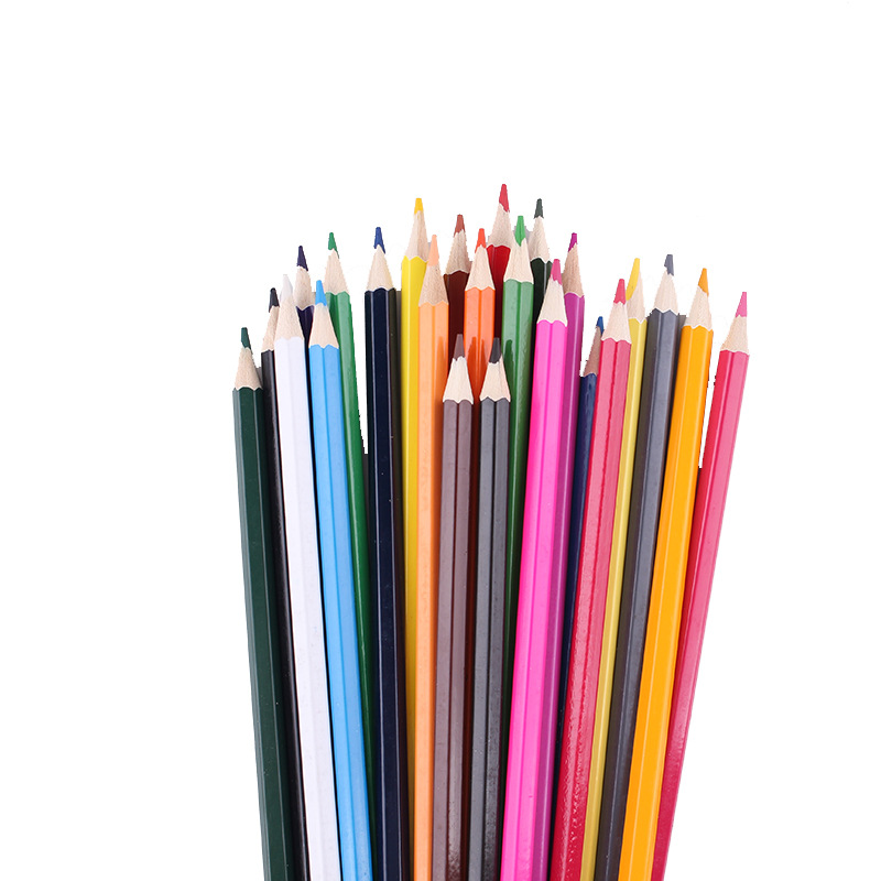 1 color lápiz pintura aceitosa lápiz estudiante kindergarten suministros de arte 24 colores 36