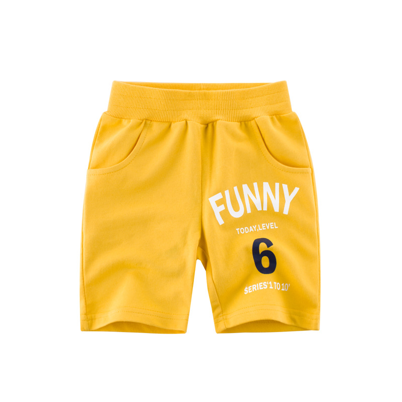 Brand children's new 2022 Summer Boys' midpants, children's casual pants, baby's 5-point pants