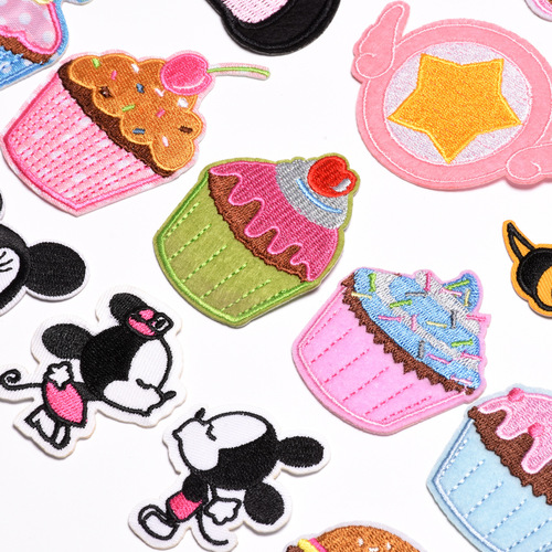 Cartoon cloth patches, clothing accessories, clothes and pants decorative decals, classic cartoon patches, direct sales available