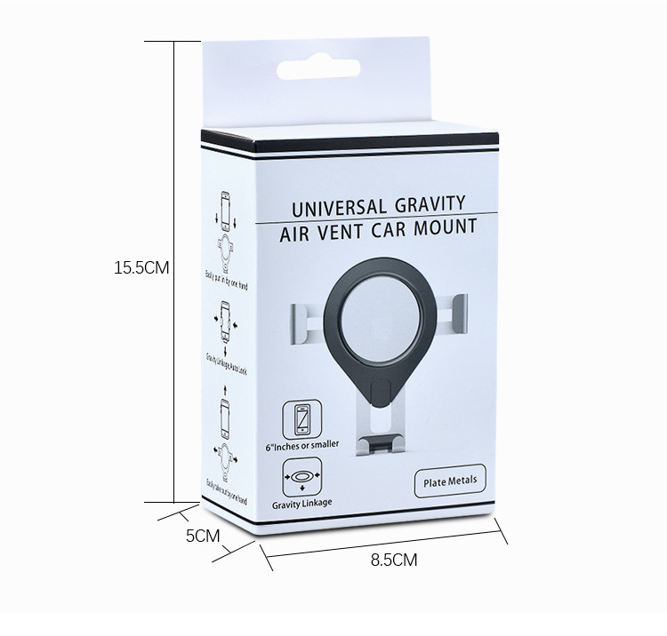 Stylish Design of Metal Gravity Phone Holder
