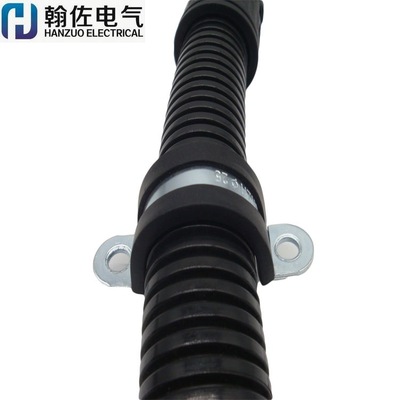 翰佐SKU波纹管管夹直径6-100mm骑马固定夹线缆Ω型夹带胶包邮厂家