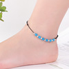 Magnetic adjustable ankle bracelet, fashionable accessory, cat's eye, European style, internet celebrity, simple and elegant design, wholesale