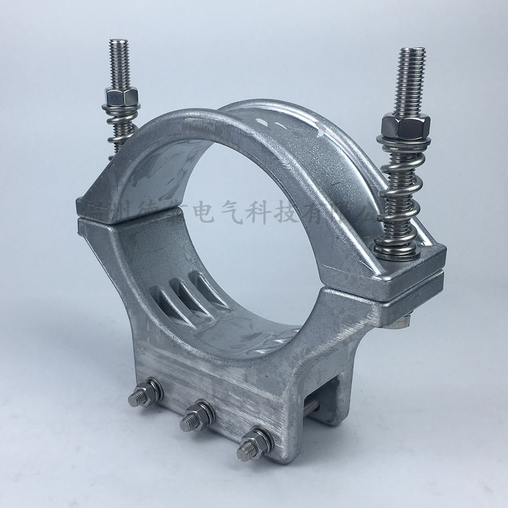 JGHD-5定制 铝合金高压电缆固定线夹 卡玛抱箍卡箍 电力金具110KV-阿里巴巴