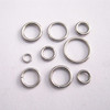 Manufacturer supply stainless steel multi -specifications closed single -round opening rings bracelet earrings DIY jewelry accessories