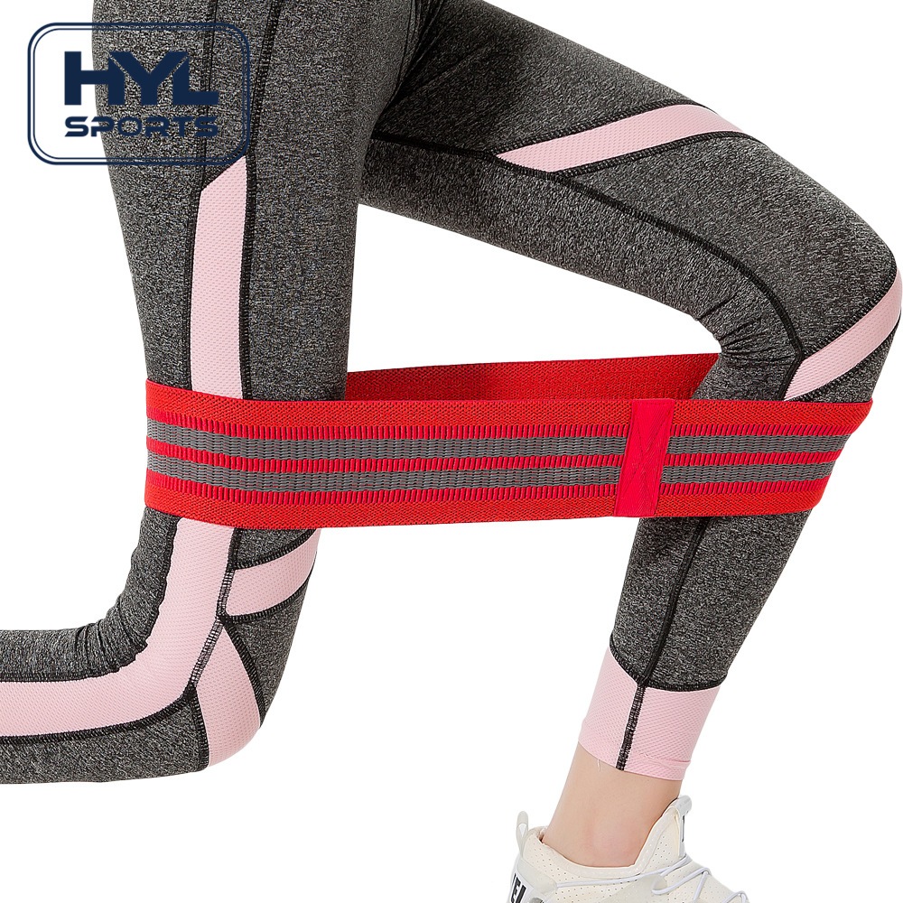 hip band涤棉阻力带健身深蹲瑜伽虐臀圈翘美臀提臀训练拉伸弹力带