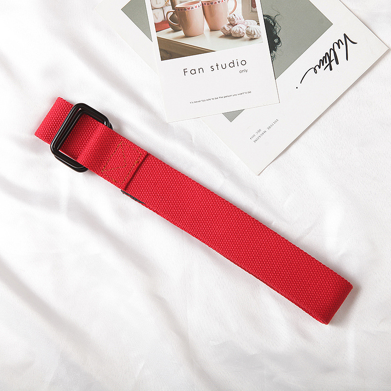 Non -bidding side buckle red