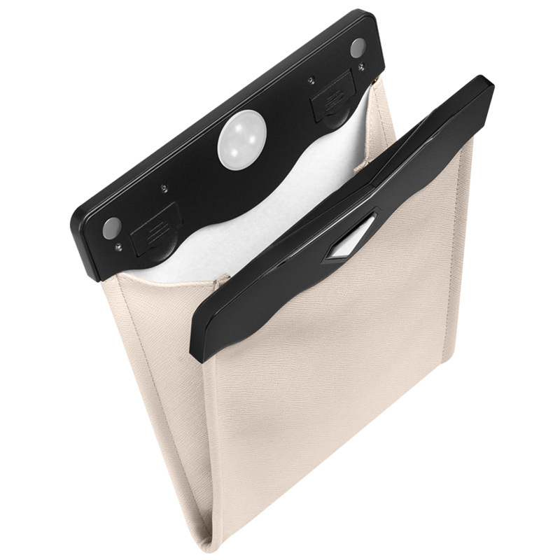 La basura del coche puede colgar en el frente bote de basura plegable de almacenamiento coche co-piloto bolsa de basura interior del coche suministros