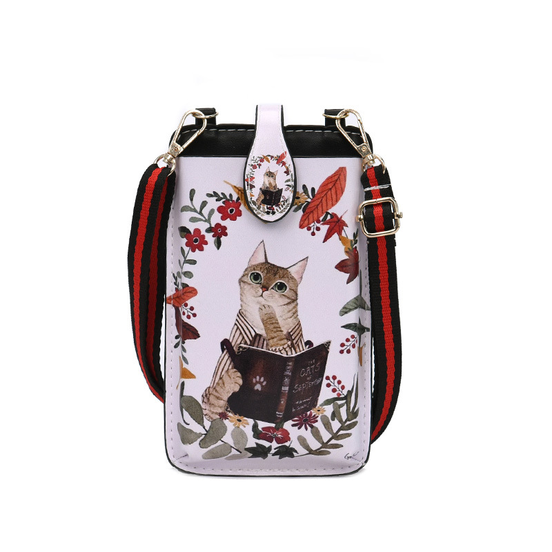 Printed Cartoon Mobile Phone Bag