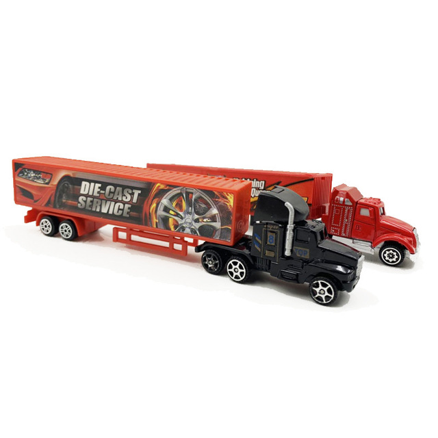 赛车玩具合金货柜车模型儿童玩具车口袋车男孩 价格 厂家 哪里买 我有货 B 5yoho Cn