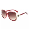 Trend sunglasses, stone inlay, glasses, European style, four-leaf clover